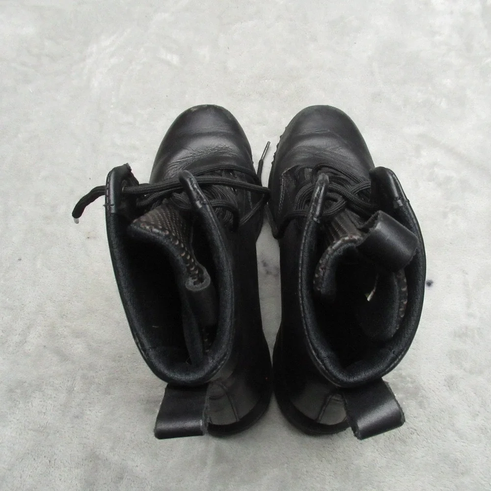 5.11 Men 8 Tactical Boots Black Leather Combat Military Duty Leather Performance